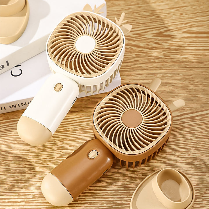 Ladies Portable Pet-Friendly Fan Bowlift