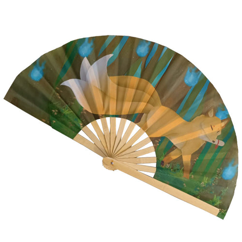 Women creatively designed hand fan Bowlift