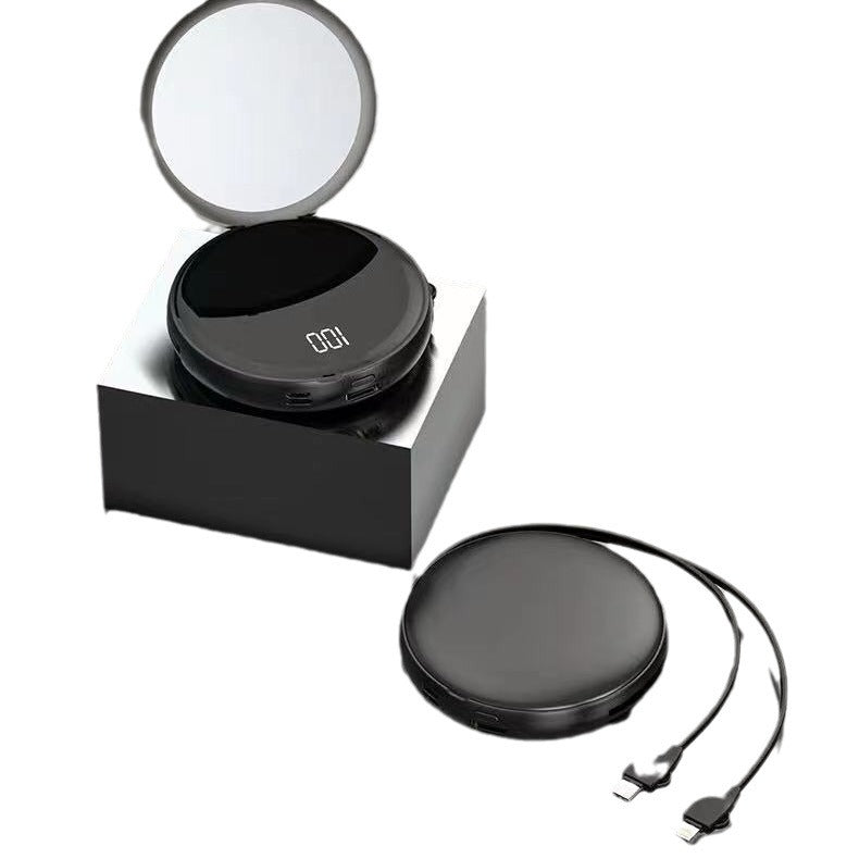 Portable mirror with USB charging function Bowlift