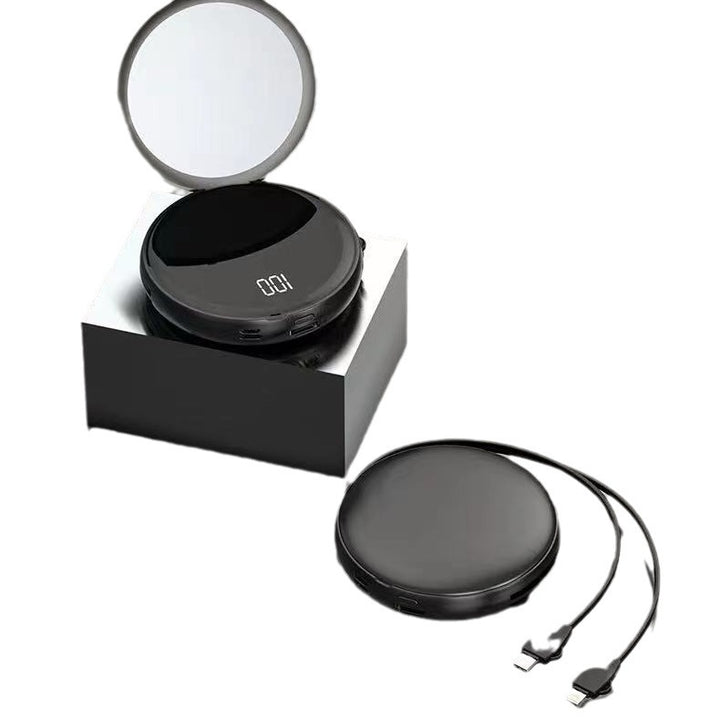 Portable mirror with USB charging function Bowlift