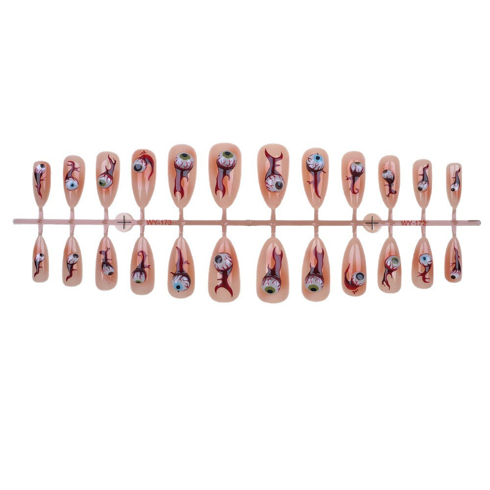 Artistic Vibrant Design Press-On Nail Set Bowlift