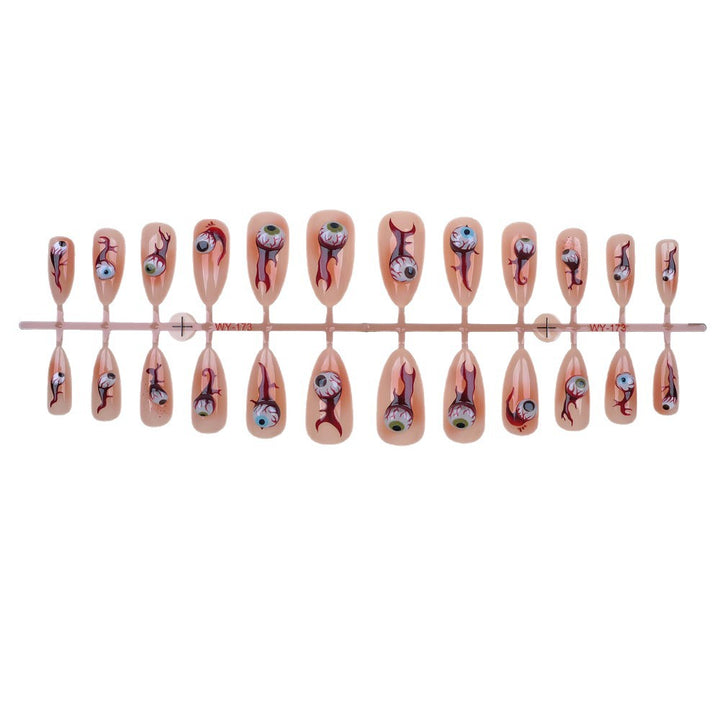 Artistic Vibrant Design Press-On Nail Set Bowlift