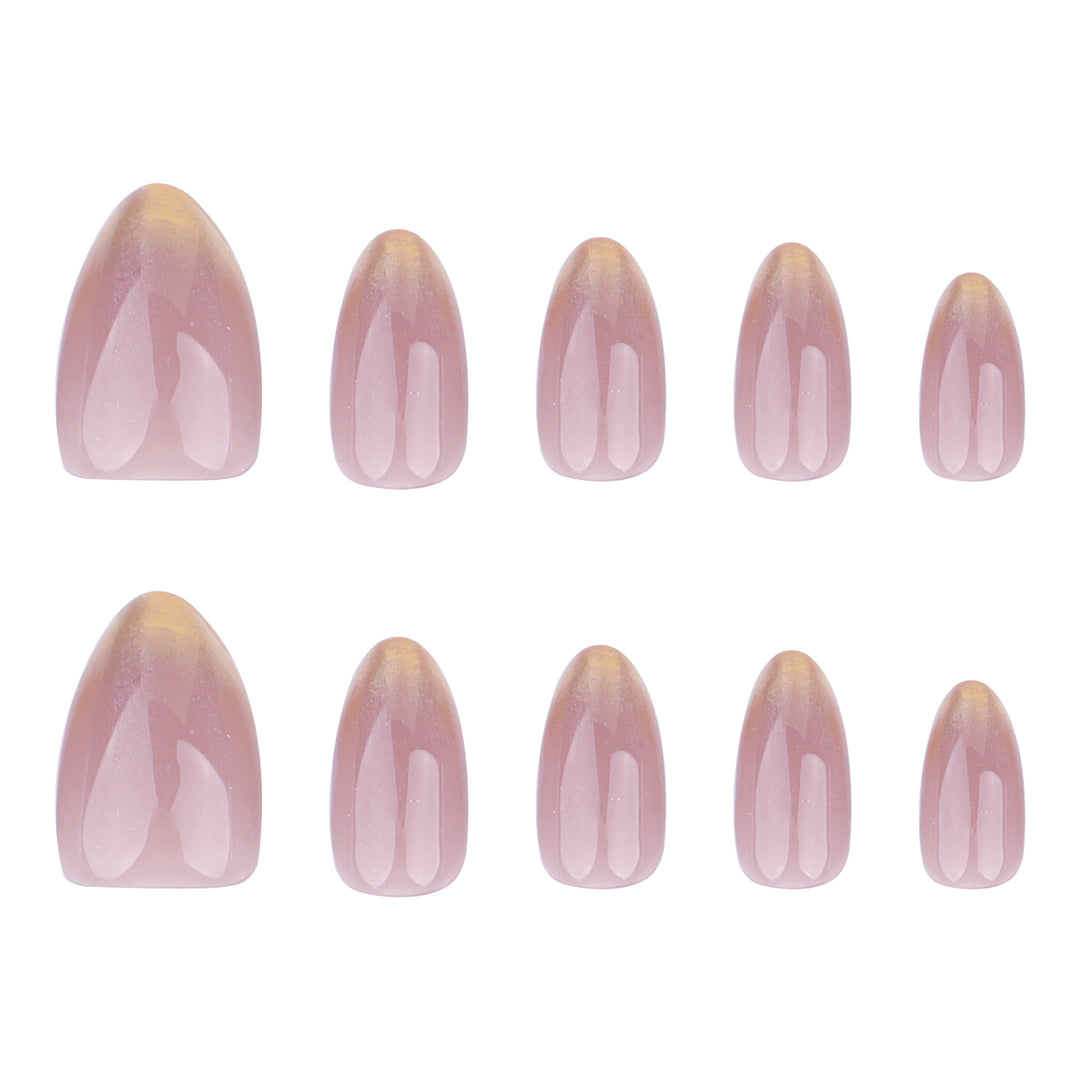 Artful decorative nails with shimmering design Bowlift