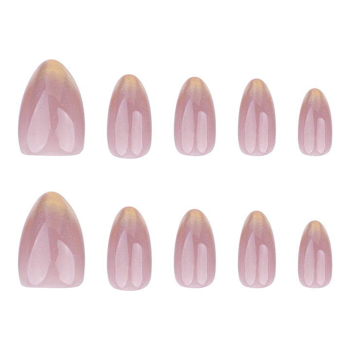 Artful decorative nails with shimmering design Bowlift