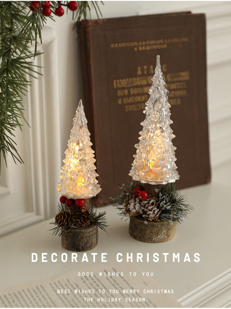 LED Christmas Lantern Table Lamp Decoration