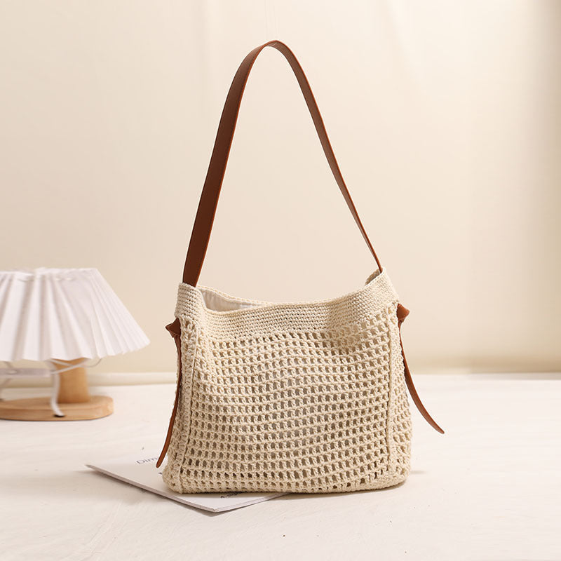 Handcrafted Cowhide Shoulder Bag Bowlift