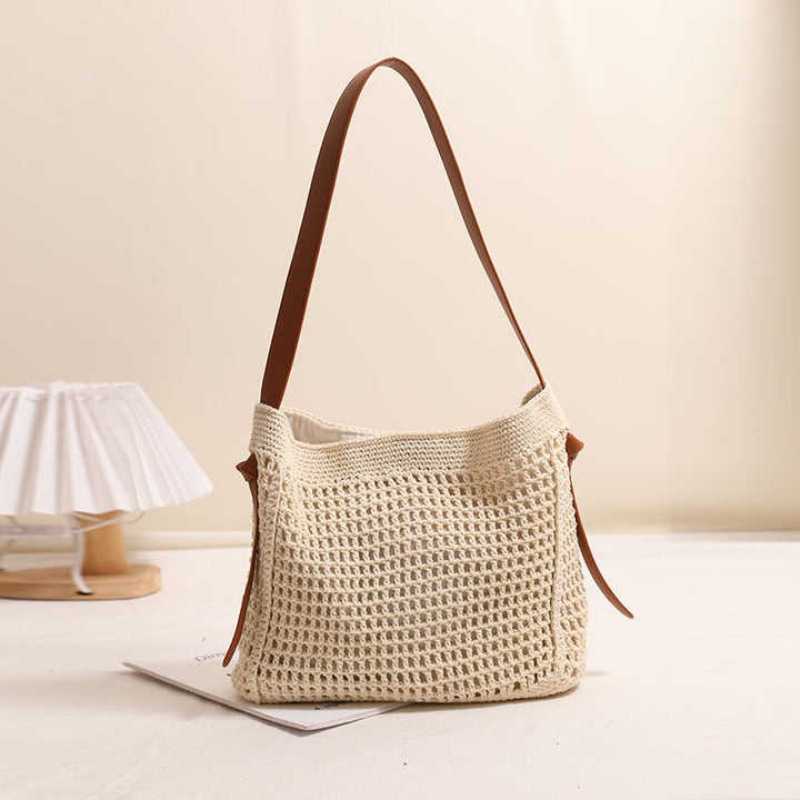 Handcrafted Cowhide Shoulder Bag Bowlift