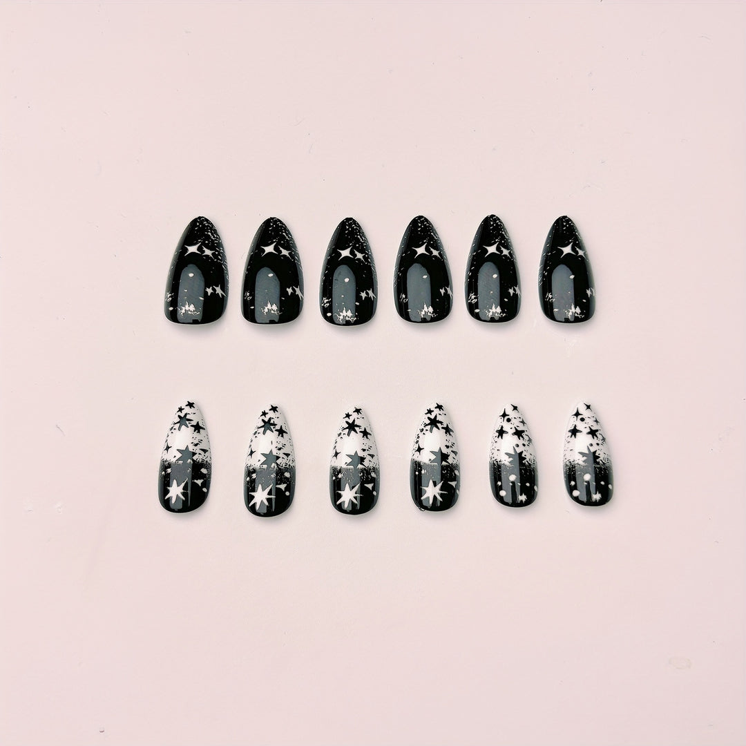 Starry Night Art Nail Wraps Bowlift