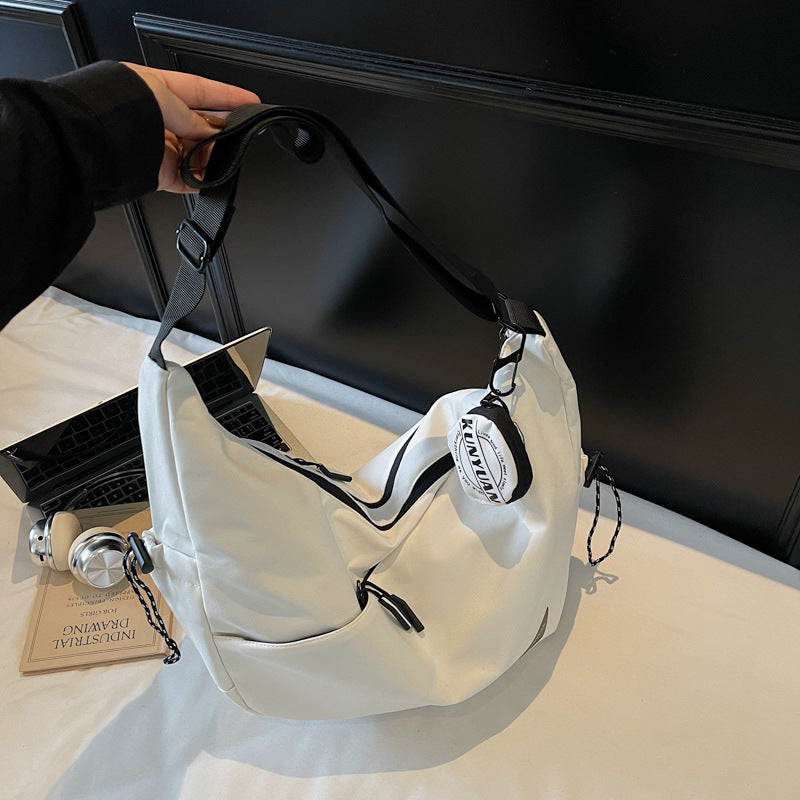 Multi-Pocket Functional Hobo Bag Bowlift