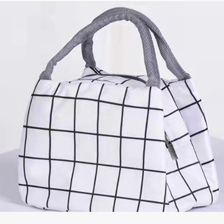Stylish Checkered Tote Bowlift