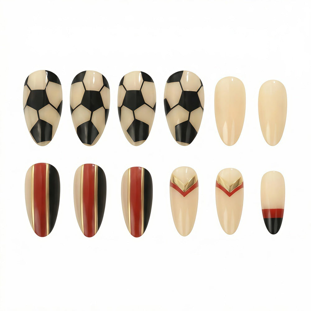 Creative Football Nail Art Bowlift