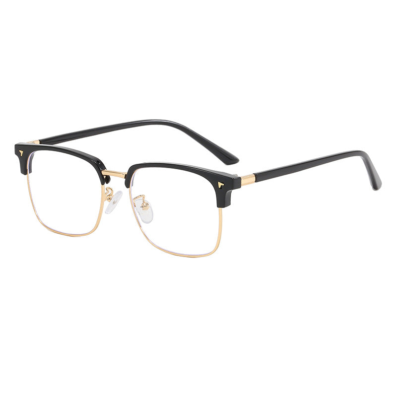 Ladies elegant square glasses with lightweight metal frame Bowlift