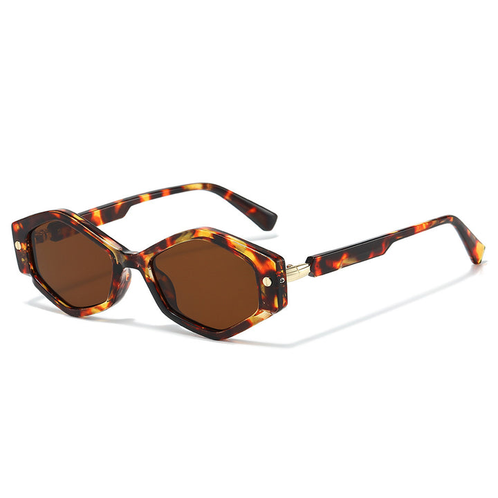 Fashionable Hexagonal Sunglasses Bowlift