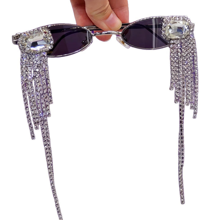 Women's Fashion Sunglasses with Sparkling Jewelry Detail Bowlift