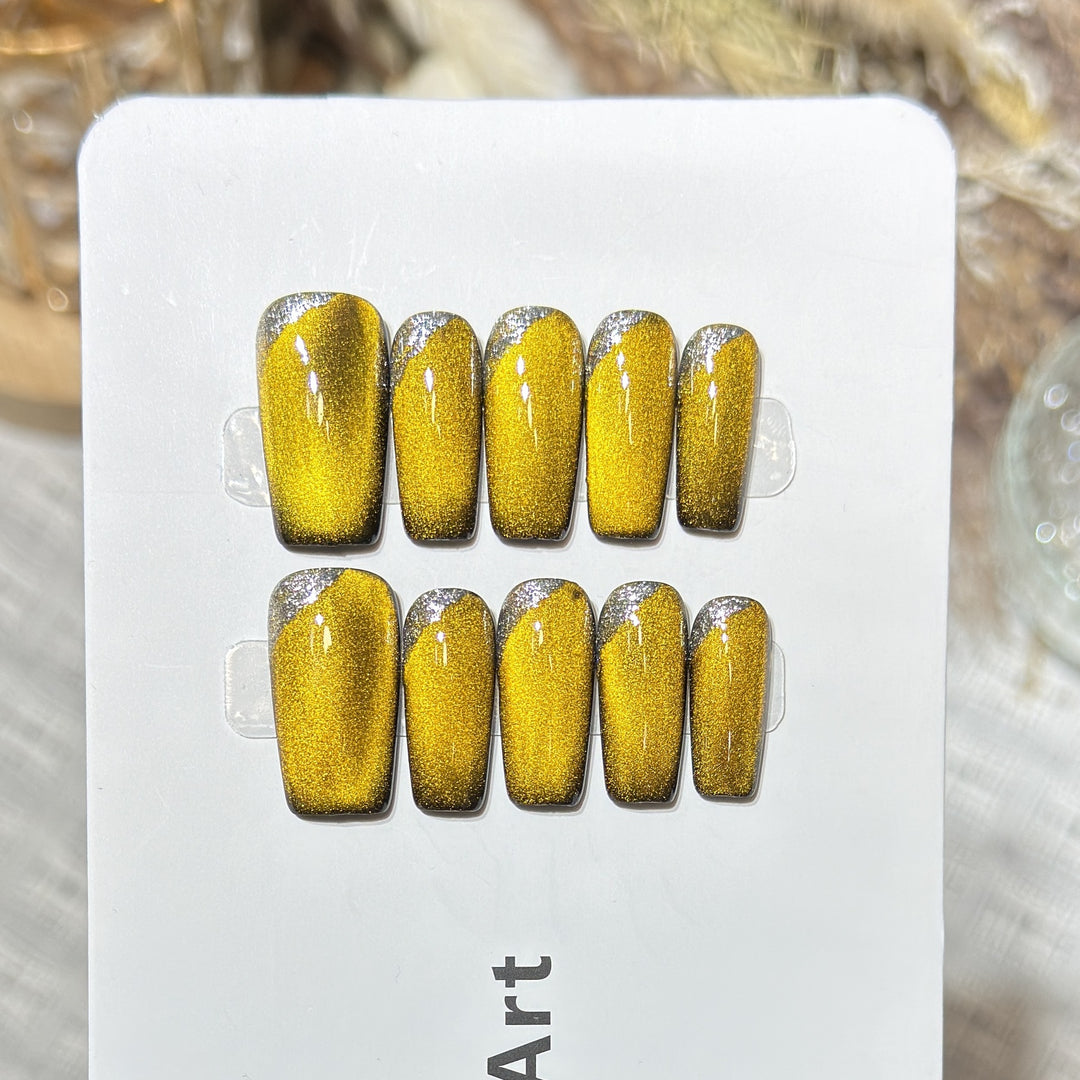 Reusable Press-On Nail Set Bowlift
