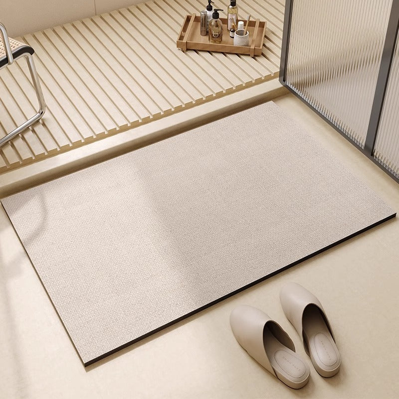 Geometric Design Bath Rug Bowlift