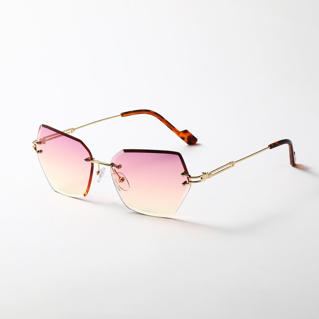 Women's modern sunglasses with stylish hexagonal frame Bowlift