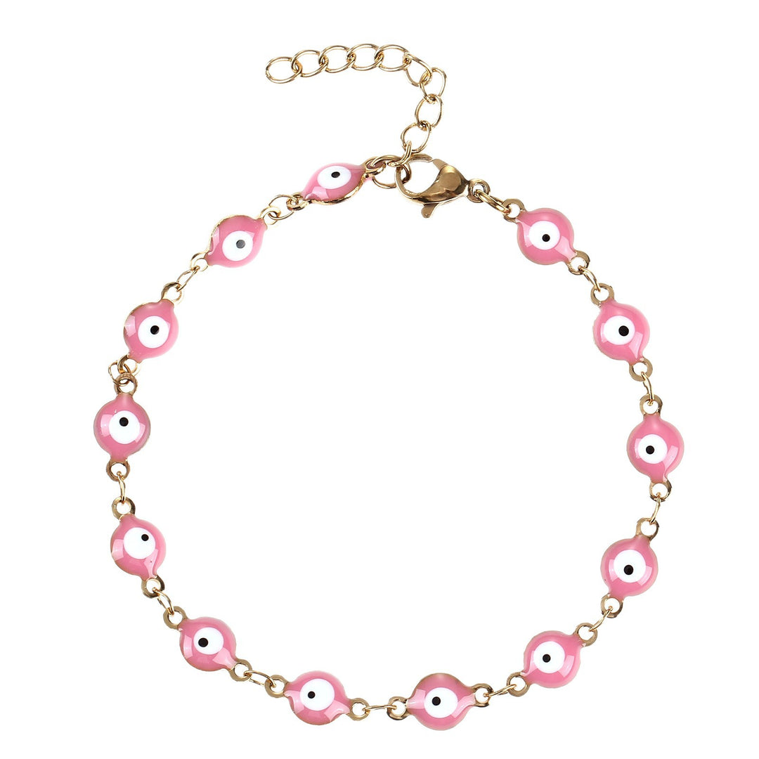 Colorful Evil Eye Charm Bracelet Bowlift