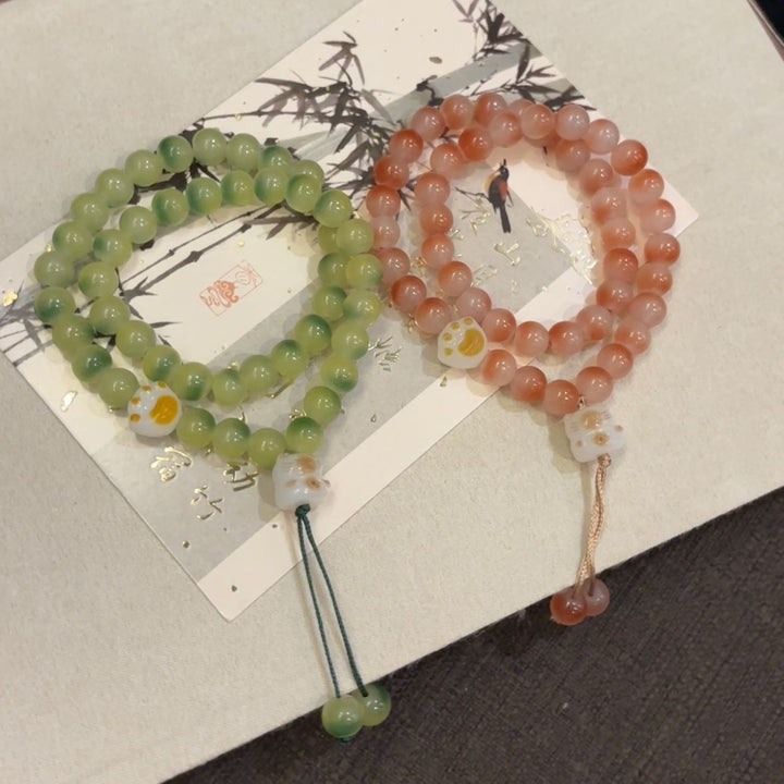 Friendship bracelet made of semi-precious stones Bowlift