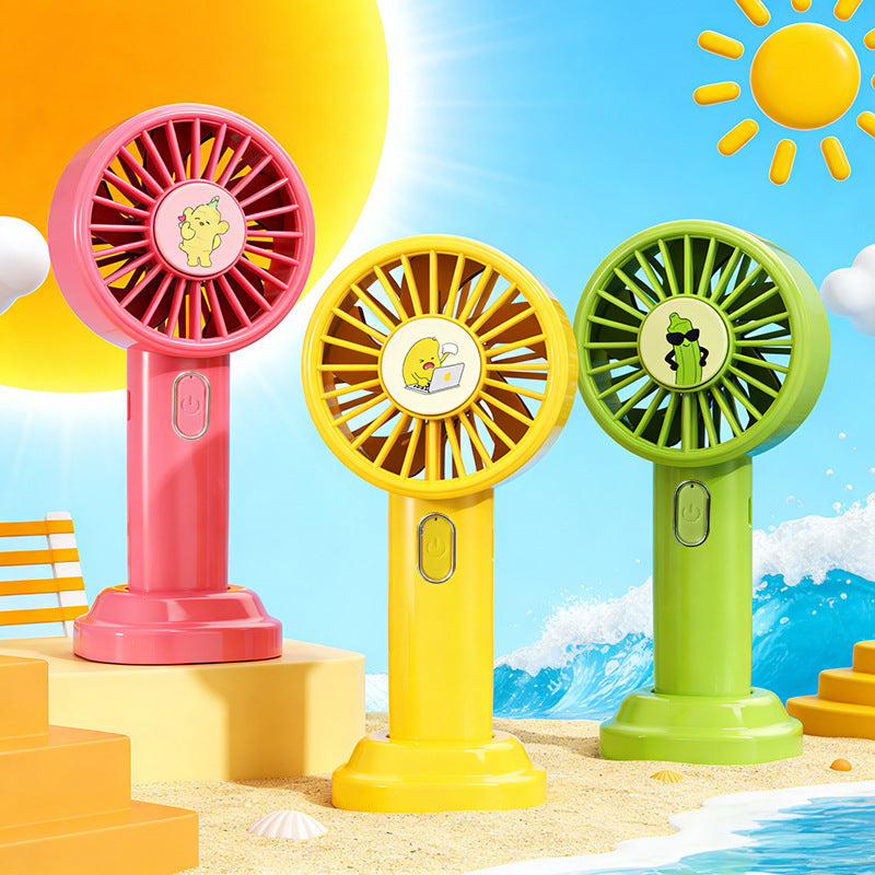 Women's Portable Handheld Fan with Ergonomic Design Bowlift