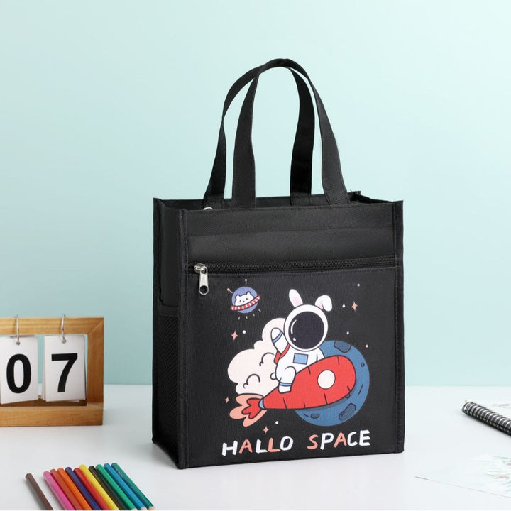 Space-Themed Insulated Lunch Carrier Bowlift