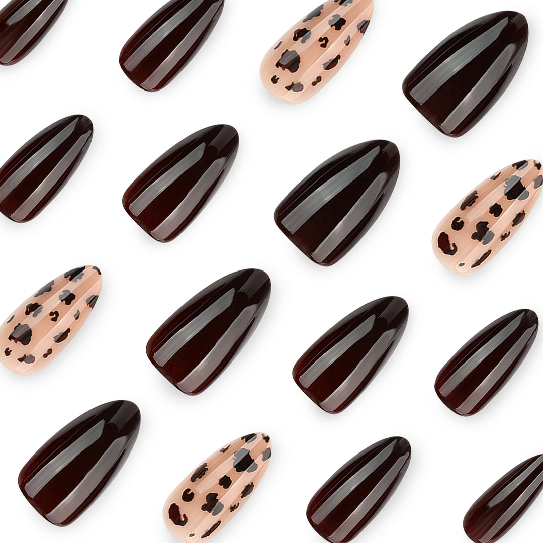 Artful Nail Extensions with Elegant Animal Design Bowlift