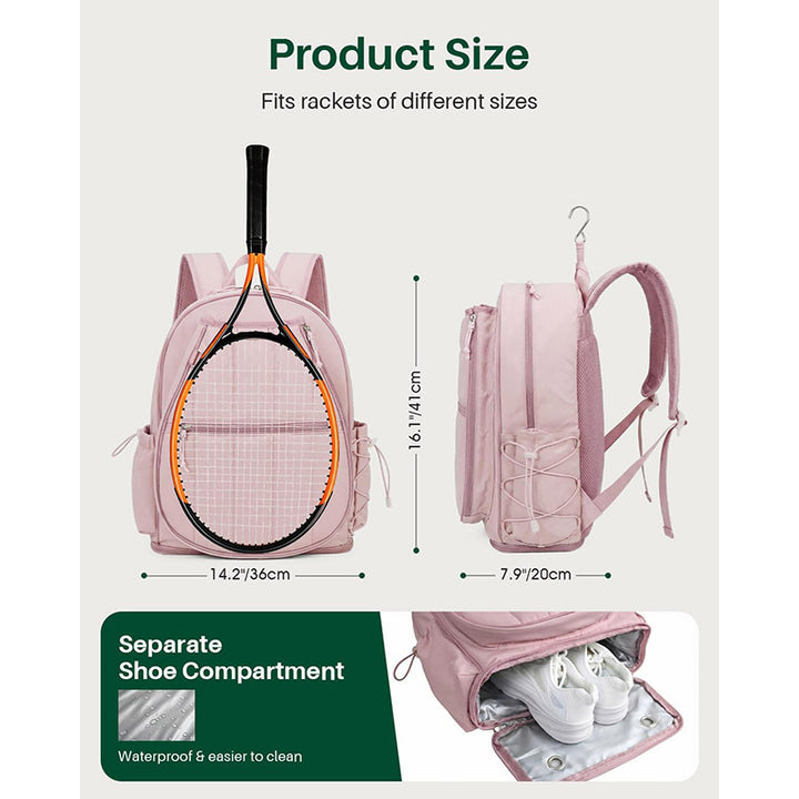 Multi-Functional Tennis Backpack Bowlift
