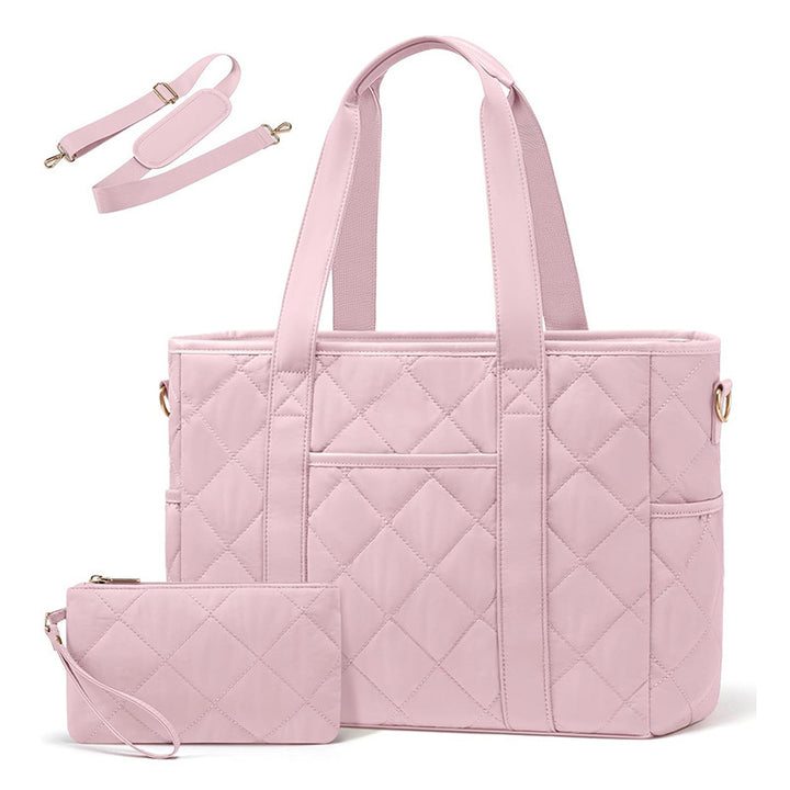 Elegant and roomy shoulder bag with structured quilting Bowlift