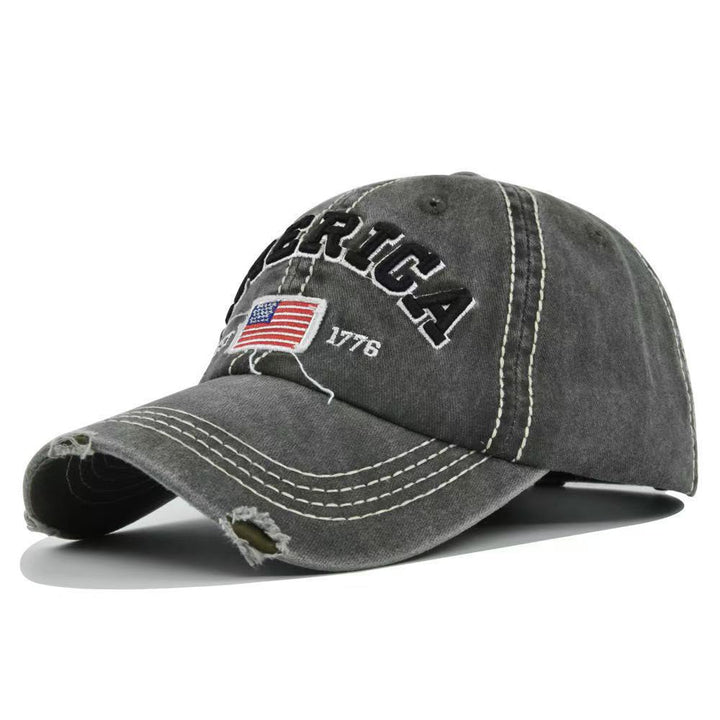 Unisex Vintage-Inspired Distressed Baseball Cap Bowlift