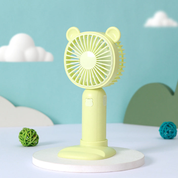 Ladies portable mini hand fan in cute bear design Bowlift