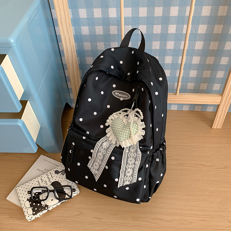 Decorative Polka Dot Backpack