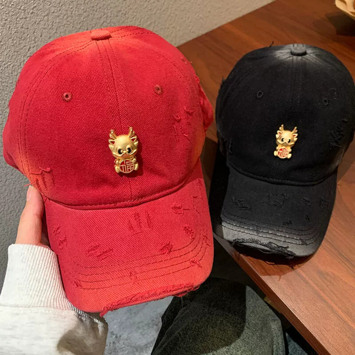 Women's Fun Embroidered Baseball Cap Bowlift