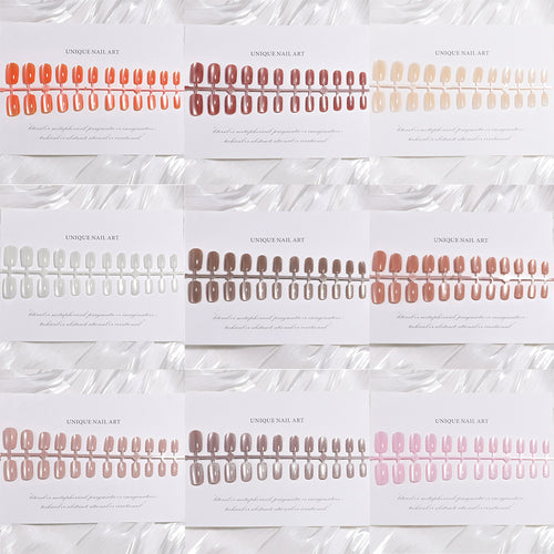 Unique Press-On Nail Art Set Bowlift