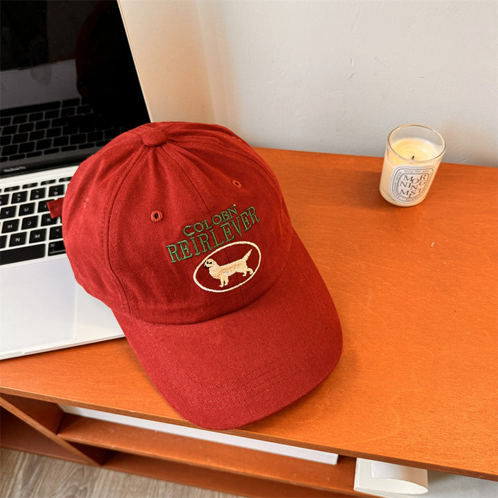 Women's Casual Embroidered Baseball Cap Bowlift
