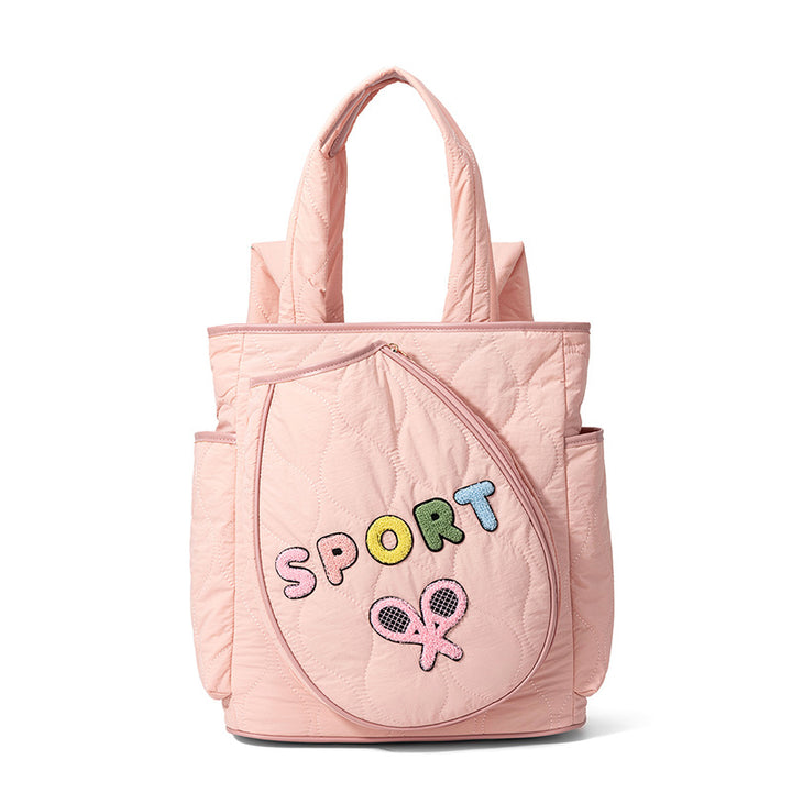Sporty Multi-Pocket Tote Bowlift