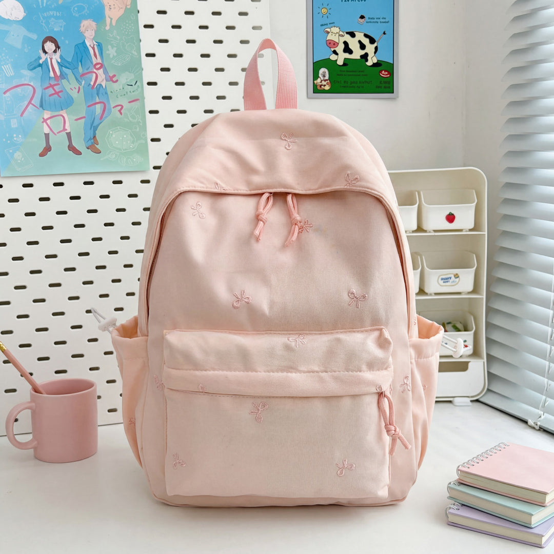 Embroidered Casual Backpack