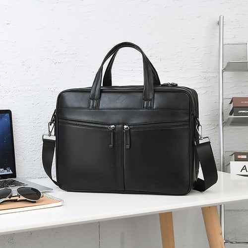 Professional Leather Briefcase Bowlift