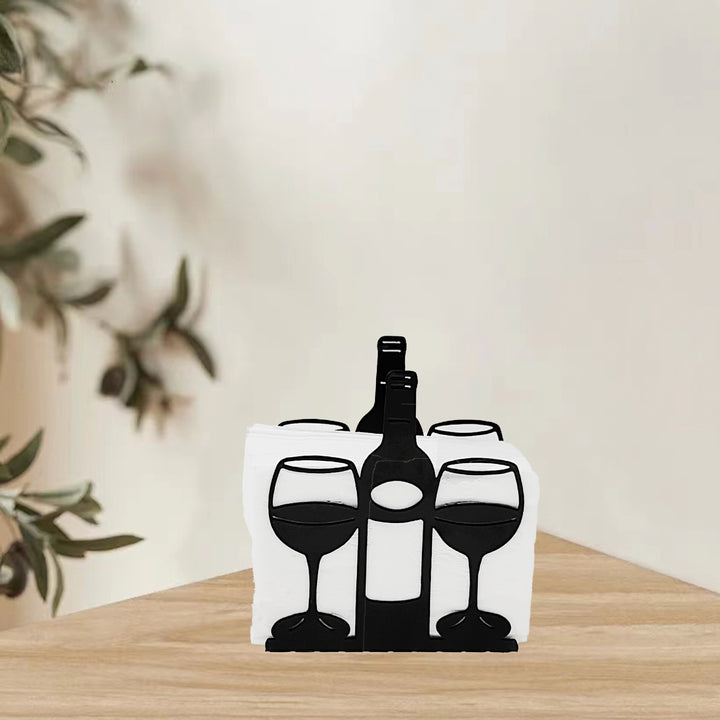 Decorative Wine Glass and Bottle Holder