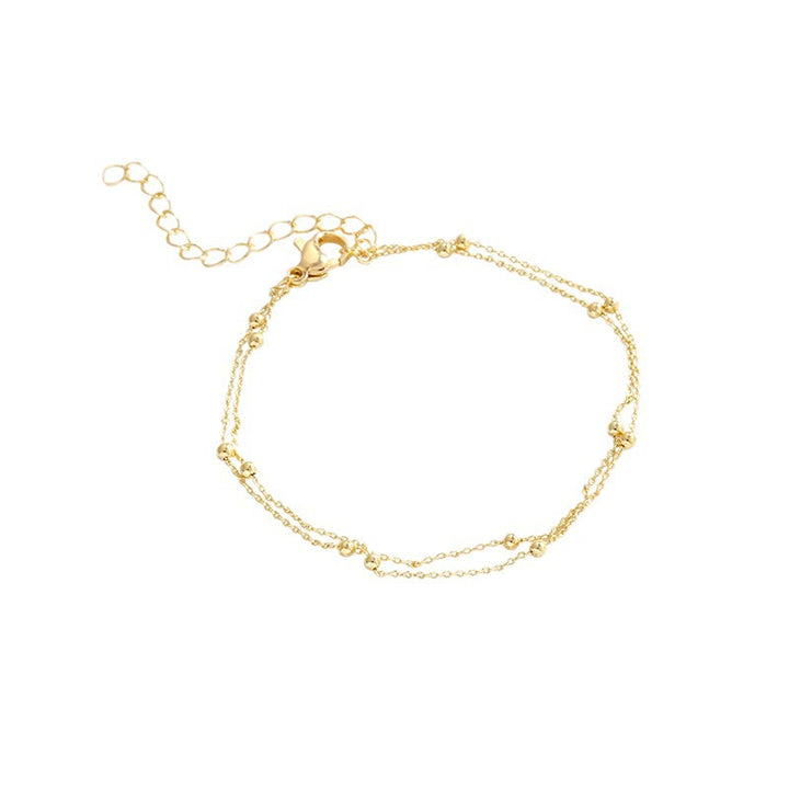 Delicate Layered Chain Anklet Bowlift
