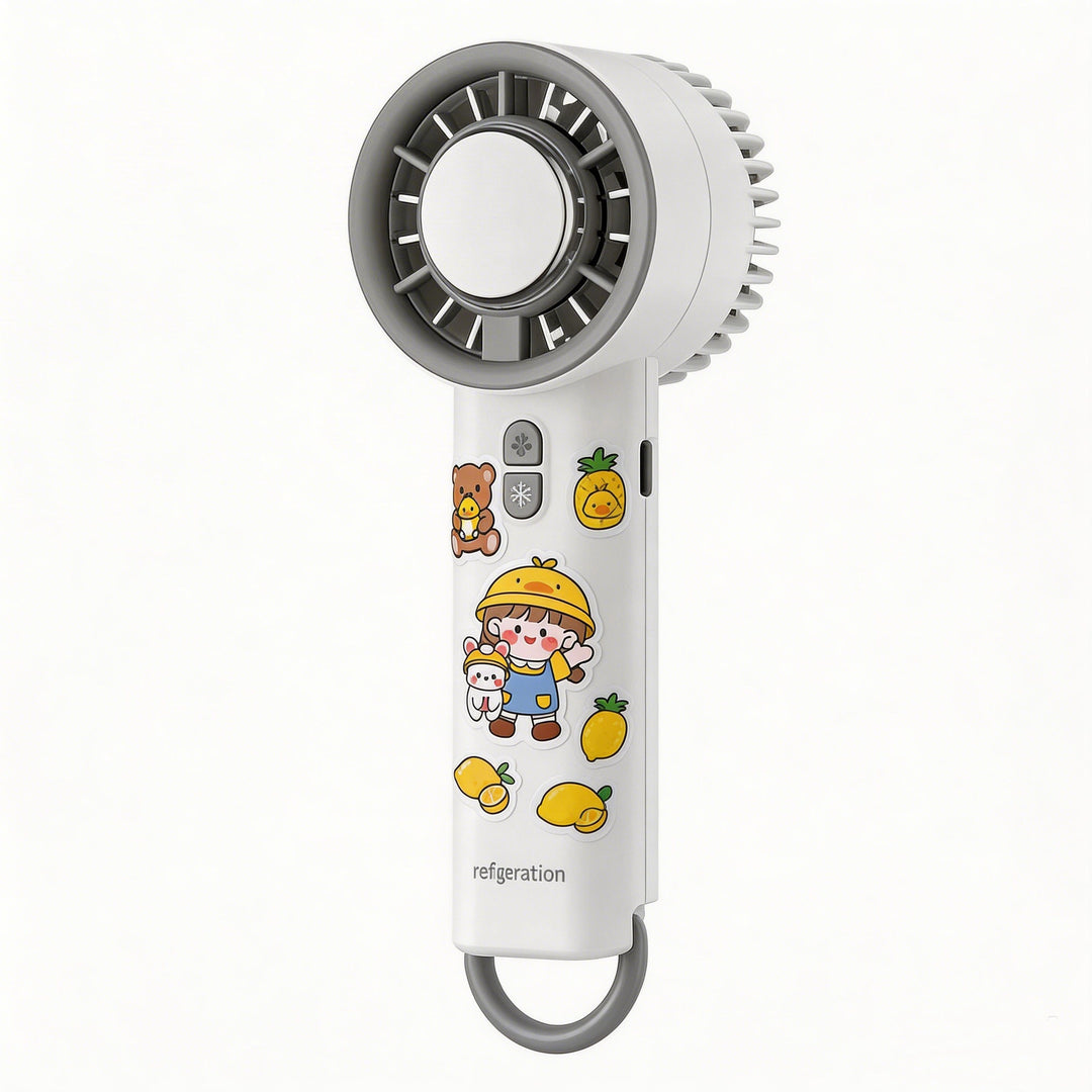 Portable Cartoon-Themed Handheld Fan Bowlift