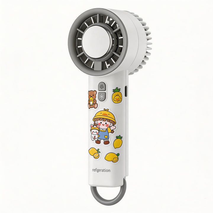 Portable Cartoon-Themed Handheld Fan Bowlift