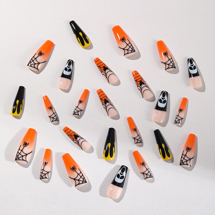 Halloween Themed Articulated Acrylic Nail Set Bowlift