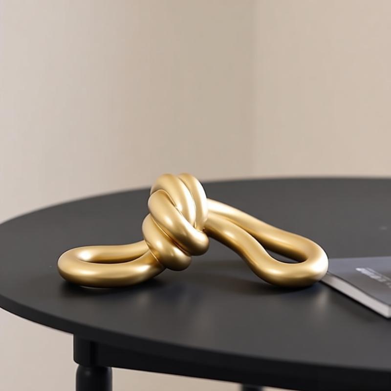 Modern Decorative Knot Sculpture