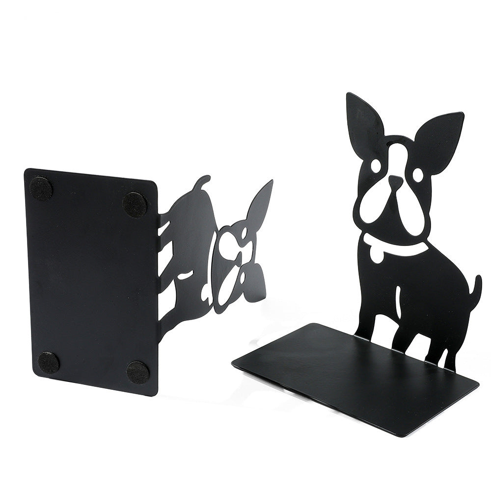 Decorative Dog-Themed Bookends