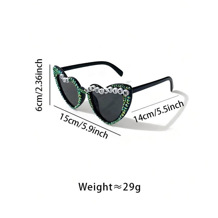 Statement Heart-Frame Sunglasses Bowlift
