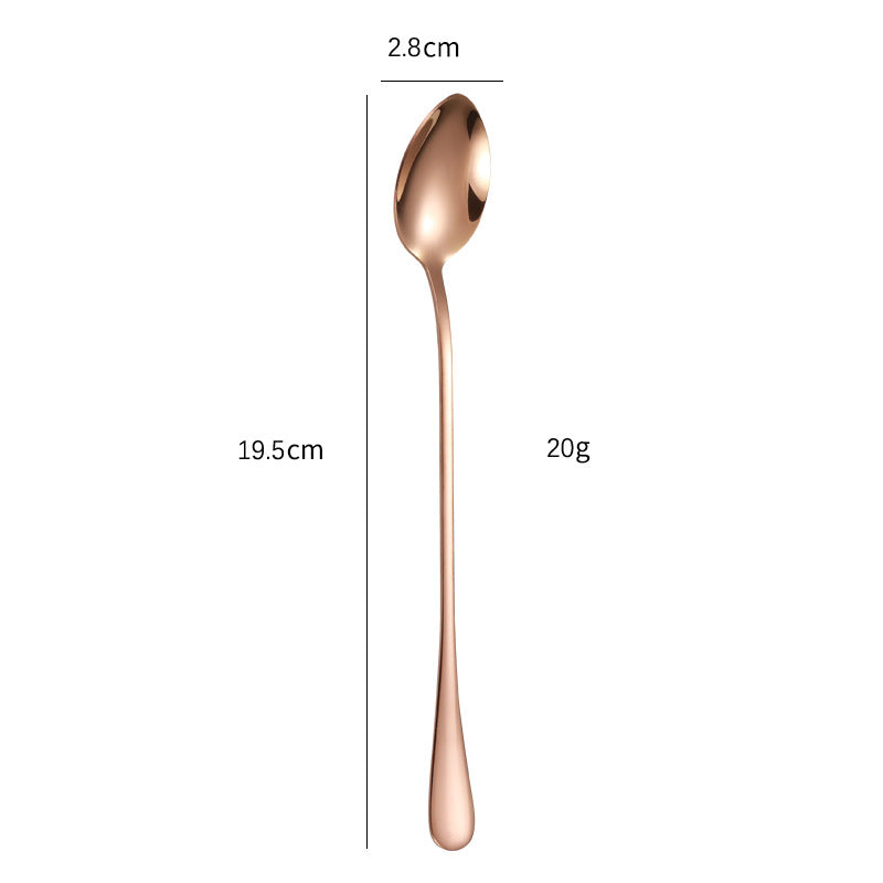Elegant teaspoon with polished gold surface Bowlift