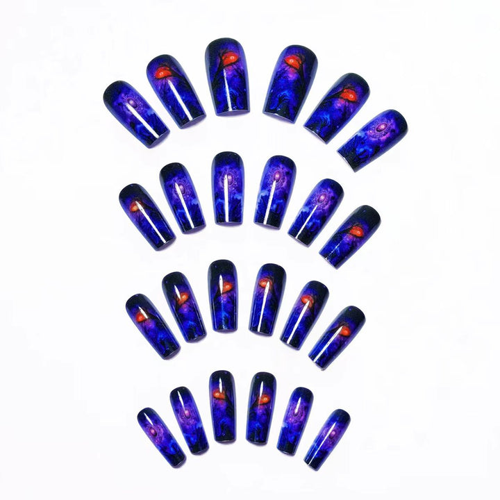 Cosmic-Inspired Nail Art Bowlift