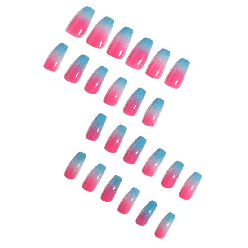 Gradient Press-On Nail Set Bowlift