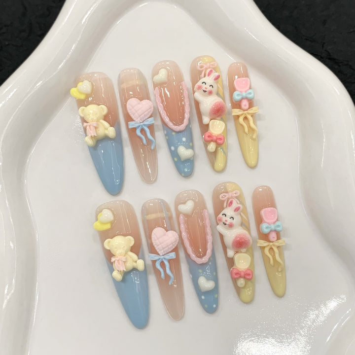 Premium Nail Art Extension Set Bowlift