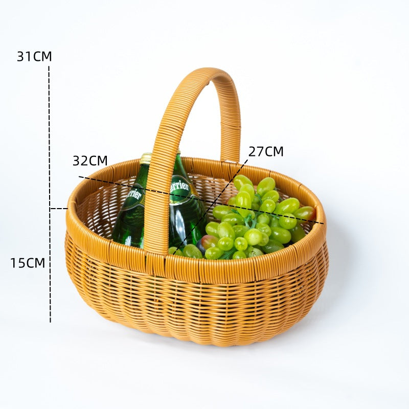 Ladies Decorative Willow Basket Bowlift